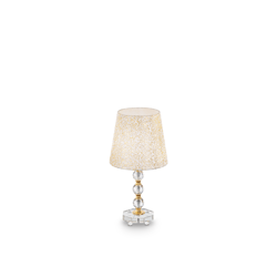 Ideal Lux lampka biurkowa Queen E27 złota 077741