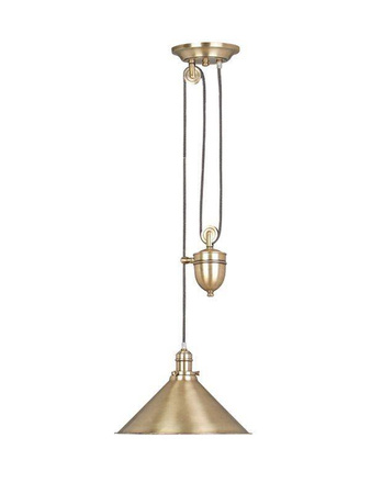 Elstead lampa wisząca Provence E27 mosiężna PV-P-AGB