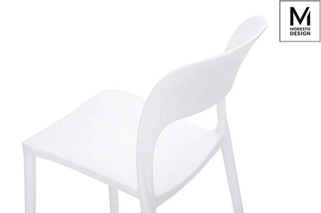 Modesto Design krzesło Zing białe polipropylen C1028.WHITE