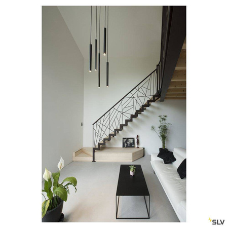 SLV lampa wisząca LED Helia 40 12W 700lm 3000K czarna 152370