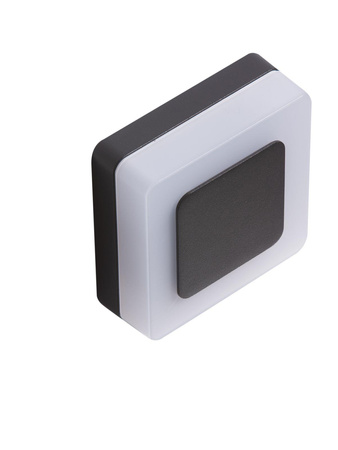 Azzardo kinkiet zewnętrzny LED Enok Square Wall 9W 4000K czarny IP65 AZ4462