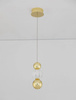 Luces Exclusivas lampa wisząca LED Ponce 6W 499lm 3200K złota LE42699
