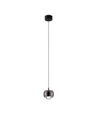 Luces Exclusivas lampa wisząca LED Lima Ø 9,6 cm 13W 922lm 3000K IP20 czarna LE44282