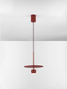 Luces Exclusivas lampa wisząca LED Baila Ø 30 cm 8W 590 lm 3000K IP20 czerwona LE44537
