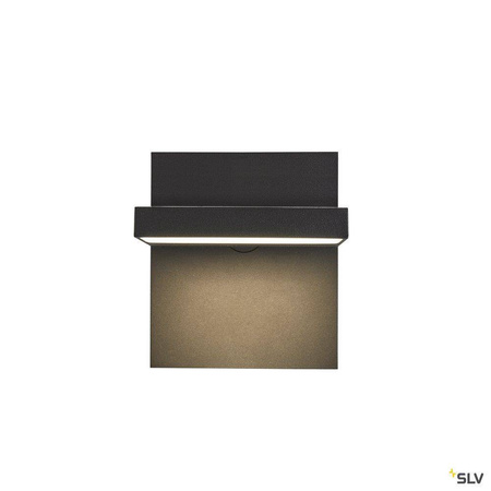 SLV kinkiet zewnętrzny LED Flat 14W 750lm 3000/4000K antracytowy IP55 1002989