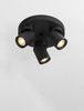 Luces Exclusivas lampa sufitowa LED Galvez GU10 3x10W IP20 czarna LE44407