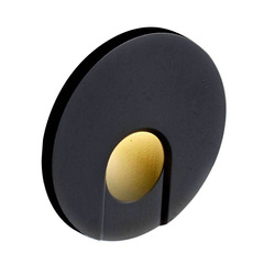 Mistic Lighting oczko ścienne schodowe LED Dot R 1,5W 75lm 3000K czarne IP65/20 MSTC-05411906+MSTC-05118010