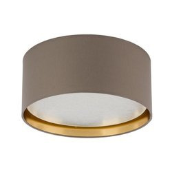 TK Lighting plafon Bilbao 4xE27 beżowo/złoty 4404