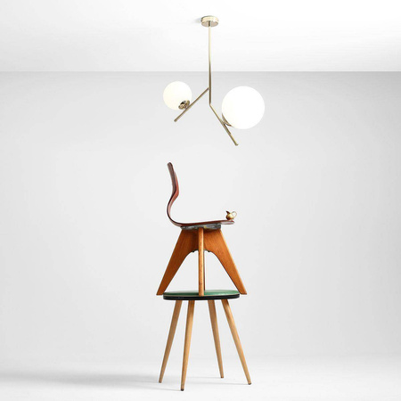 Aldex plafon Gallia E14 + E27 złoty 1095PL_H30