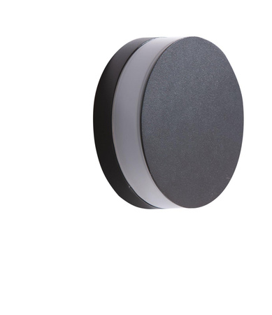 Azzardo kinkiet zewnętrzny LED Enok Round Wall 9W 3000K szary IP65 AZ4460