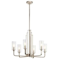 Quintiesse lampa wisząca Kimrose 6xE14 nikiel QN-KIMROSE6-PN