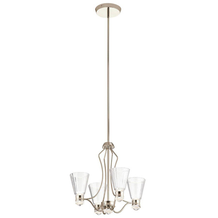 Quintiesse lampa wisząca LED Kayva 24W 1625lm 3000K nikiel IP44 QN-KAYVA9-PN