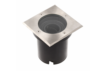 GTV lampa najazdowa LED Beta-K z regulacją kąta GU10 1x50W IP67 kwadratowa inox ON-BETAKGU10RK-06