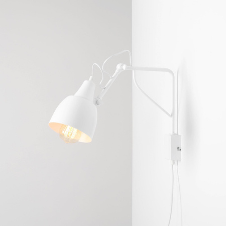 Aldex kinkiet Soho E27 biały 1002C_M