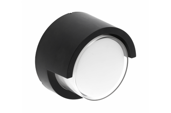 GTV oprawa elewacyjna LED Canti II 12W 1000lm 4000K IP65 okrągła czarna LD-CANTI12WOK-10