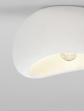 Luces Exclusivas lampa sufitowa LED Palinza E27 1x12W IP20 wys. klosza 21,2 cm biała LE45325