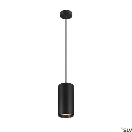 SLV lampa wisząca LED Numinos Dali XL 36W 3490lm 3000K 36° ściemnialna czarna Ø12cm 1005784
