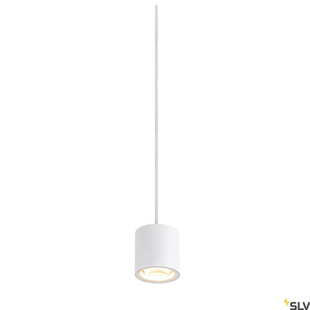 SLV lampa wisząca LED Oculus 11W 780lm 2000/3000K 100° ściemnialna biała Ø9cm 1004673