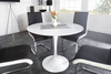 King Home stół Tulip Ø100 Premium blat MDF biały GT-09R.100