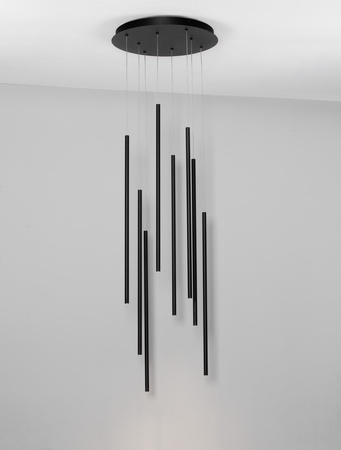 Luces Exclusivas lampa wisząca LED Buga ściemnialna Ø 40 cm 40W 1760lm 3000K IP20 czarna LE43486