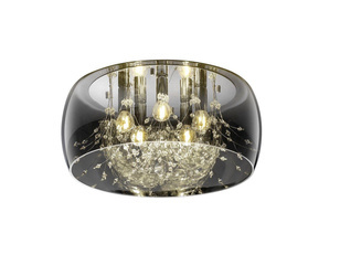 Trio plafon Crystel 5xE14 dymiony 616700506