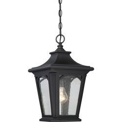 Elstead lampa wisząca zewnętrzna Bedford E27 czarna IP44 QZ-BEDFORD8-S