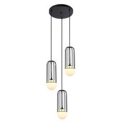 Italux lampa wisząca Simon 3xG9 czarna MDM-3938/3 BK