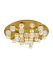 Luces Exclusivas plafon LED Ponce 86W 6946lm 3200K złoty Ø92cm LE42707