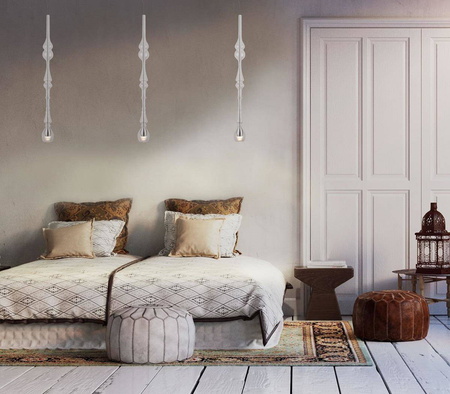 Maxlight lampa wisząca LED Murano D 3W 285lm 3000K chrom P0248