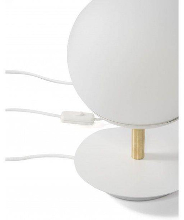 Ummo lampka biurkowa Plaat ST E27 biała PLS131P1