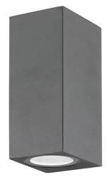 Luces Exclusivas kinkiet zewnętrzny Rancagua 2xGU10 szary IP54 LE71380