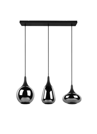Trio lampa wisząca Lumina 3xE14 czarna 317000332