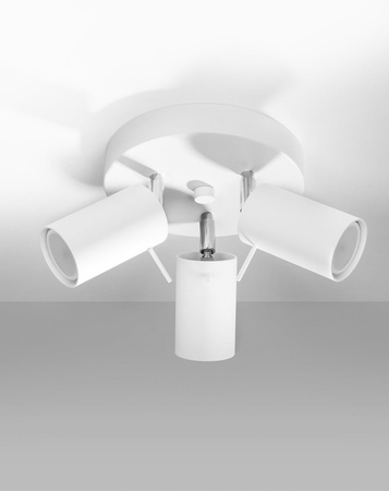 Sollux plafon (reflektorek) Ring 3P 3xGU10 biały SL.1015