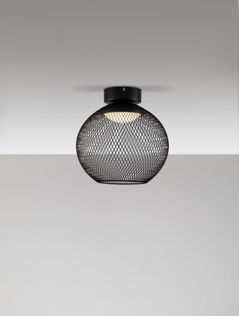 Luces Exclusivas lampa sufitowa LED Rita Ø 30 cm 12W 455lm 3000K IP20 czarna LE44256