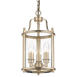 CosmoLight żyrandol / lampa wisząca New York 3xE14 złota P03875AU