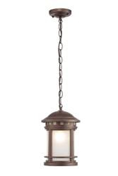 Maytoni lampa wisząca zewnętrzna Salamanca E27 brązowa IP44 O031PL-01BR