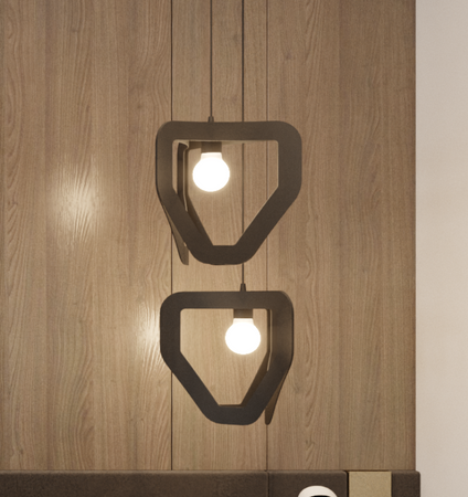 Sollux lampa wisząca Tres E27 czarna SL.0930