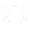 Emibig lampa wisząca Traker 6 6xGU10 biała 525/6