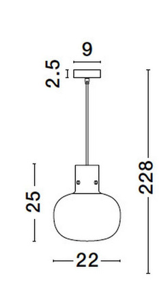 Luces Exclusivas lampa wisząca Padre Ε27 czarna LE42629