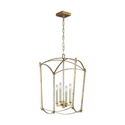 Quintiesse lampa wisząca Thayer 4xE14 złota QN-THAYER-4P-ADB