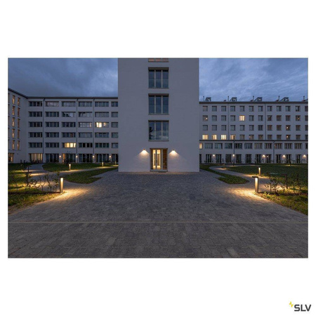 SLV lampa stojąca zewnętrzna Quadrasyl SL 75 GX53 antracytowa 75cm IP44 232295