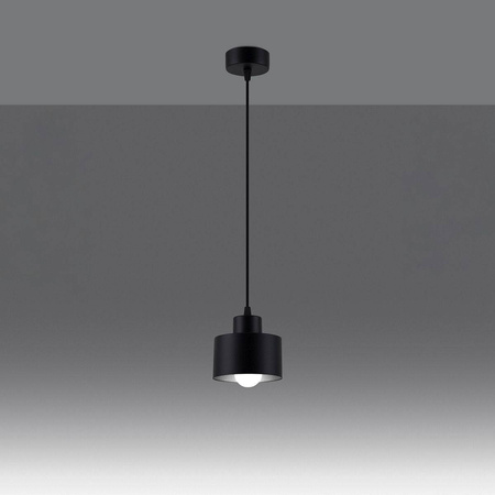 Sollux lampa wisząca Savara E27 czarna SL.1132