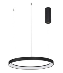 Luces Exclusivas lampa wisząca LED Rota ściemnialna Ø 48 cm 38W 2175lm 2700K IP20 czarna LE43516