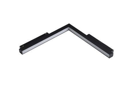 Azzardo lampa szynowa magnetyczna LED Saga Track Magnetic (narożnik B) 24W 3000K czarna AZ4617