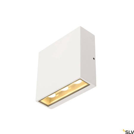 SLV kinkiet zewnętrzny LED Big Quad 8,2W 640lm 3000K 30° biały IP54 1005125