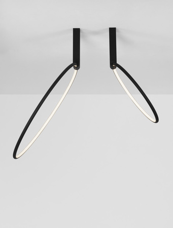 Luces Exclusivas lampa wisząca LED Abuya ściemnialna 70W 3150lm 3000K IP20 czarna LE43577