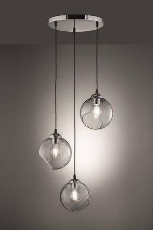 RL lampa wisząca Clooney 3xE27 chrom R30073054