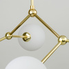 TK Lighting plafon Fairy 4xG9 biało/złoty 6470