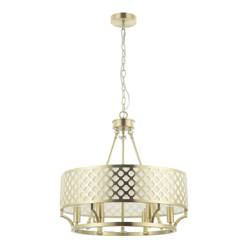 Orlicki Design żyrandol / lampa wisząca Verno 6xE14 biało/złota OR84382