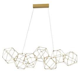 Luces Exclusivas lampa wisząca LED Asis 34W 2352lm 3000K złota LE41325